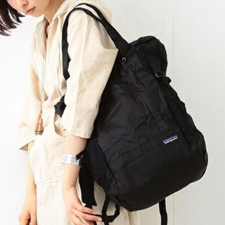 パタゴニア(patagonia)の新品 patagonia パタゴニア♡ ライトウェイト トラベルトート 黒(リュック/バックパック)