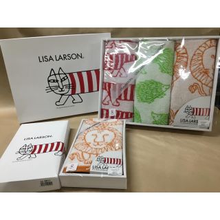 リサラーソン(Lisa Larson)の【hana様専用】リサ・ラーソン タオルセット　ウォッシュタオル 新品未使用(タオル/バス用品)