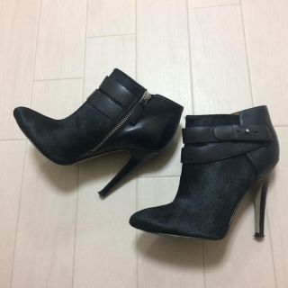 ナインウエスト(NINE WEST)のNINE  WEST  ハラコ ショートブーツ(ブーツ)