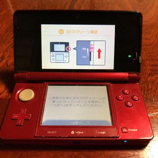 3DS 赤黒(携帯用ゲーム機本体)