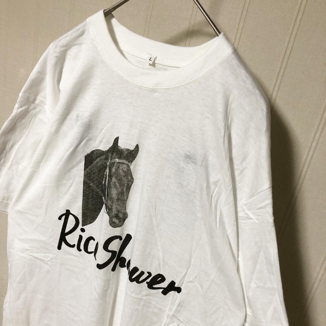 非売品❗️93年 競走馬 ライスシャワー ヴィンテージ Tシャツ Lサイズ