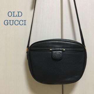 グッチ(Gucci)の★希少★ オールドグッチ レザー ショルダーバッグ(ショルダーバッグ)