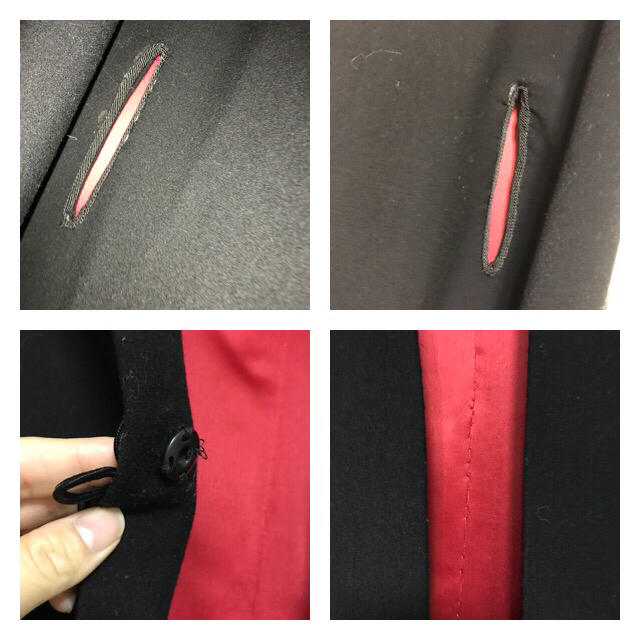 ハロウィン♡黒✖️赤サテン マント エンタメ/ホビーのコスプレ(衣装)の商品写真