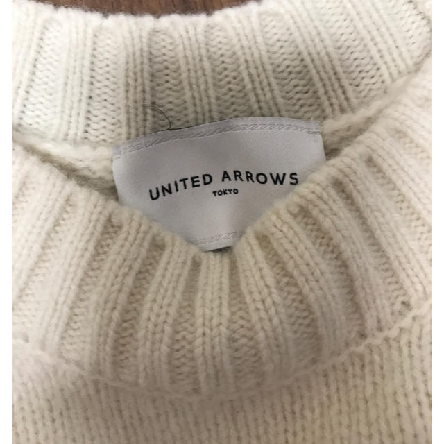 UNITED ARROWS(ユナイテッドアローズ)のUNITED ARROWS白ニット⭐️ レディースのトップス(ニット/セーター)の商品写真