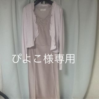 エニィスィス(anySiS)の値下げしました!!!any sisのワンピースとボレロのセット♪(ひざ丈ワンピース)