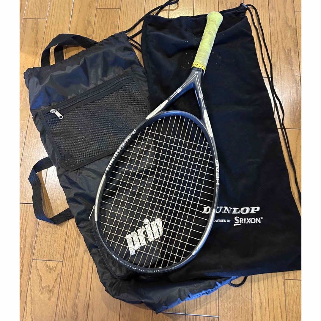 テニスラケットヨネックス3本セットと他1本袋付き