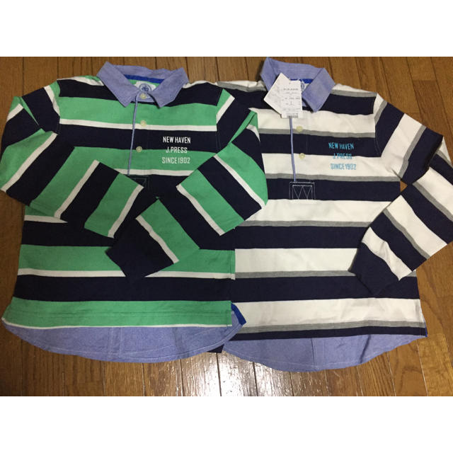 J.PRESS(ジェイプレス)の＊さる6950様専用＊J.PRESSラガーシャツ 130センチ キッズ/ベビー/マタニティのキッズ服男の子用(90cm~)(Tシャツ/カットソー)の商品写真