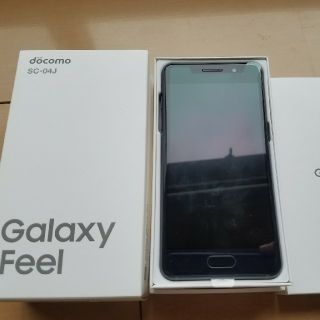 エヌティティドコモ(NTTdocomo)の新品 SIMロック解除済 Galaxy feel  SC-04J ブラック (スマートフォン本体)