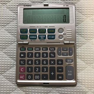 カシオ(CASIO)のまな様専用CASIO金融電卓ネイビー(オフィス用品一般)