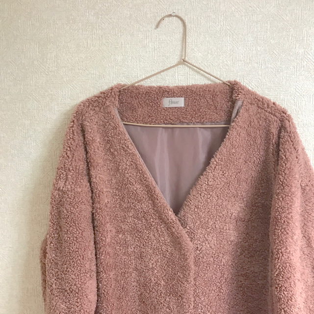 flower / mild boa coat 3