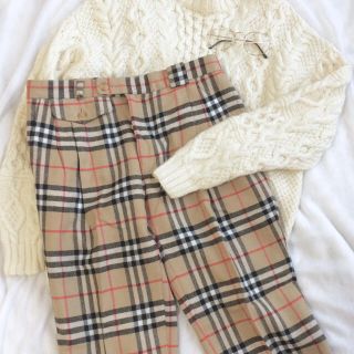 バーバリー(BURBERRY)の♡ burberrys check pant ♡(カジュアルパンツ)