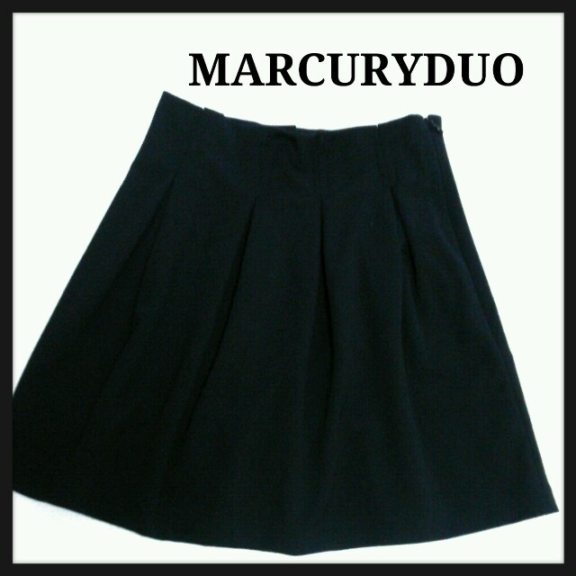 MERCURYDUO(マーキュリーデュオ)のフレアタックスカート レディースのスカート(ミニスカート)の商品写真