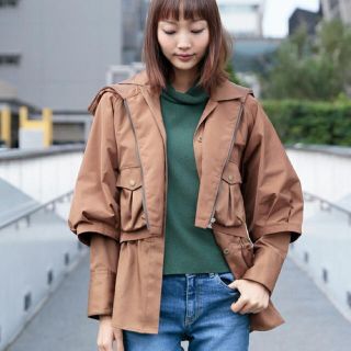 アメリヴィンテージ(Ameri VINTAGE)の【こむぎ様専用】3WAY JUMBLE MILITARY JACKET(ミリタリージャケット)