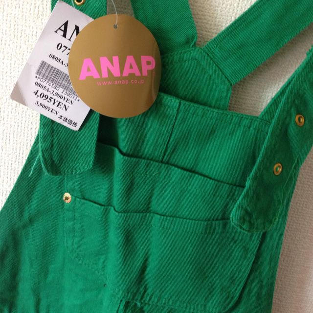 ANAP(アナップ)の新品ANAPサロペットオーバーオール レディースのパンツ(サロペット/オーバーオール)の商品写真