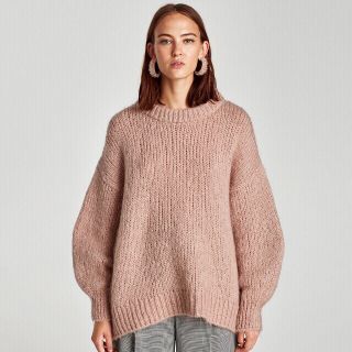 ザラ(ZARA)の週末限定お値下げ！ZARA完売品◎パフスリーブモヘアセーター(ニット/セーター)