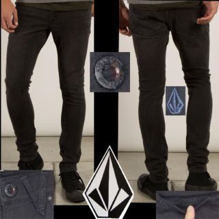 ボルコム(volcom)のD98 新品 送込●29 ブラック ボルコム 2×4 Tapered デニム(デニム/ジーンズ)