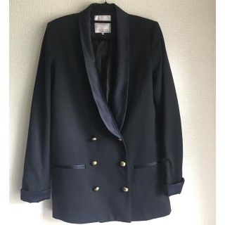 ザラ(ZARA)の【ZARA】紺ブレザージャケット(テーラードジャケット)