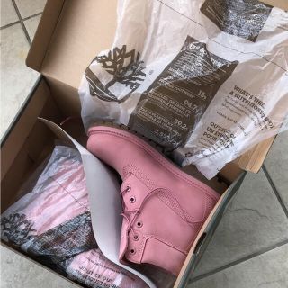 ティンバーランド(Timberland)の【新品 未使用 激レア Timberland】23㎝ ピンク レディース(ブーツ)