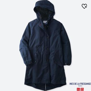 ユニクロ(UNIQLO)の新品🔹UNIQLO×イネス モッズコート🔹ネイビー(モッズコート)