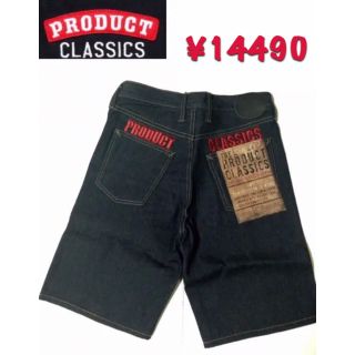 プロダクト(PRODUCT)のPRODUCT:プロダクト デニムハーフパンツ 定価14490円(ショートパンツ)