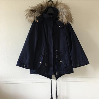 ザラ(ZARA)のZara 3wayジャケット XS ネイビー(ノーカラージャケット)