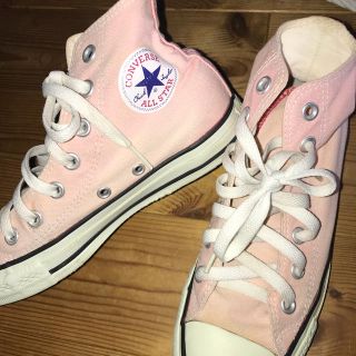 コンバース(CONVERSE)のピンク コンバース 23センチ(スニーカー)