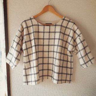 シマムラ(しまむら)の《まる♡様専用》格子柄カットソー(カットソー(長袖/七分))