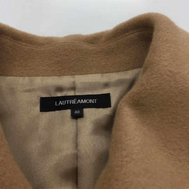 LAUTREAMONT(ロートレアモン)のロートレアモン コート 40 アンゴラ混 レディースのジャケット/アウター(ロングコート)の商品写真