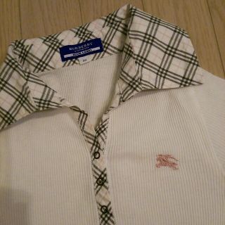 バーバリー(BURBERRY)のBURBERRY☆襟つきトップス(カットソー(半袖/袖なし))