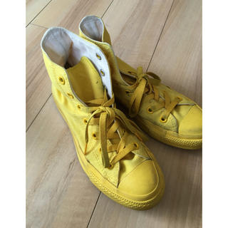 コンバース(CONVERSE)の♡コンバース オールスター ハイカットスニーカー♡イエロー(スニーカー)