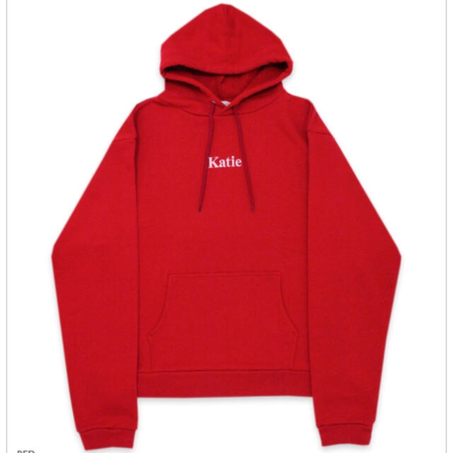 Katie(ケイティー)のKatie NEW SCHOOL big hood Red レディースのトップス(パーカー)の商品写真