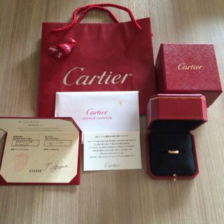 カルティエ(Cartier)のカルティエ☆ミニラブリングPG(リング(指輪))