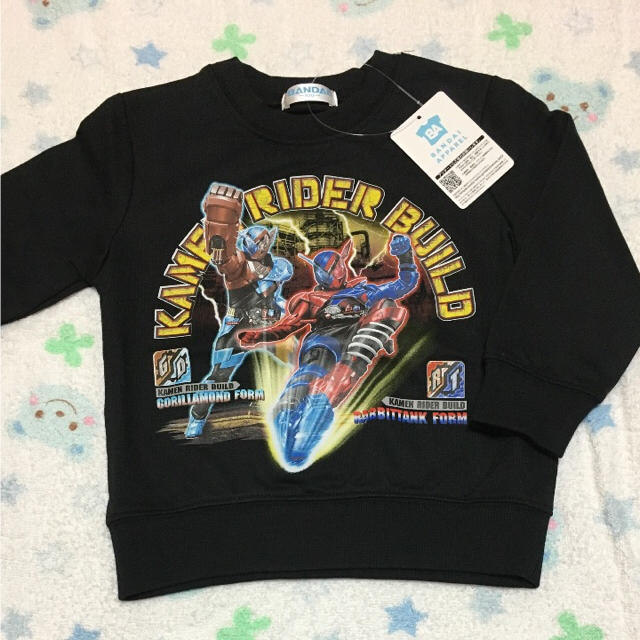 nh♡mama様専用 新品未使用 仮面ライダービルド トレーナー キッズ/ベビー/マタニティのキッズ服男の子用(90cm~)(Tシャツ/カットソー)の商品写真