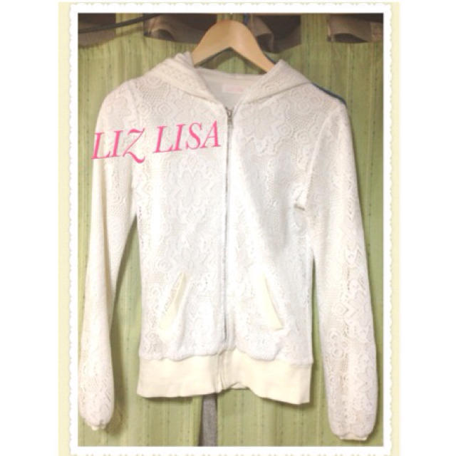 LIZ LISA(リズリサ)のLIZLISA*総レースパーカー レディースのトップス(パーカー)の商品写真