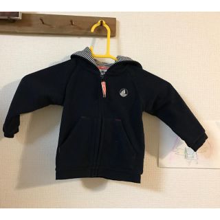 プチバトー(PETIT BATEAU)のジゼル様プチバトー  フリースパーカー(トレーナー)