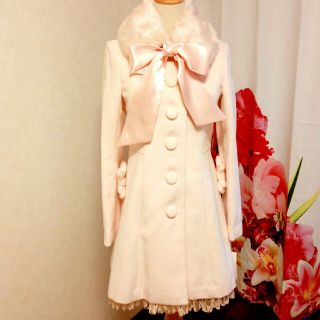 ユメテンボウ(夢展望)の新品♡　夢展望　プリンセスバックティアードコート(ロングコート)