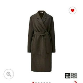 UNIQLO - ユニクロユー コート ダブルフェイス ラップコートの通販 by