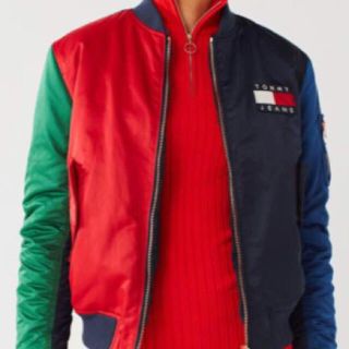 トミーヒルフィガー(TOMMY HILFIGER)のtommy jeans  トミージーンズ 90sリバーシブル ボンバージャケット(ブルゾン)