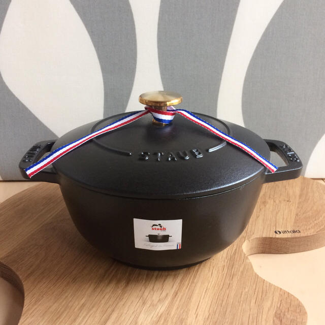 新品 STAUB ストウブ Wa-NABE M ブラック 国内正規・生涯保証付