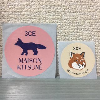 メゾンキツネ(MAISON KITSUNE')のKITSUNE×3CE✨コラボ ステッカー(ステッカー（シール）)