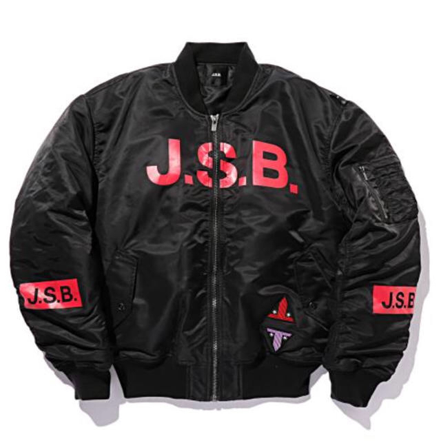 三代目 J Soul Brothers(サンダイメジェイソウルブラザーズ)の正規品 j.s.b MA-1 ジャケット ブルゾン レディースのジャケット/アウター(ブルゾン)の商品写真