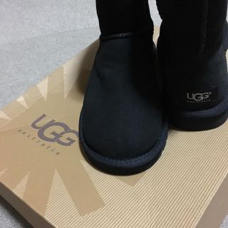 アグ(UGG)のアグ UGG クラシック ショート ムートン ブラック(ブーツ)