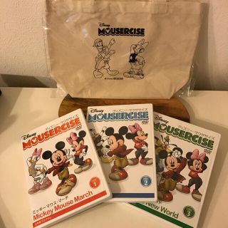 ディズニー(Disney)のディズニー マウササイズ3枚+ドナルドトートバッグ未使用付き(スポーツ/フィットネス)