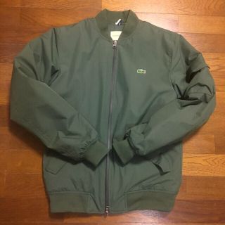 ラコステ(LACOSTE)のラコステ ボンバージャケット カーキ MA-1(ブルゾン)