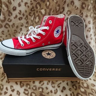 コンバース(CONVERSE)のコンバースオールスターHi☆レッド未使用✨ (スニーカー)