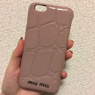 ミュウミュウ(miumiu)のmiumiu iPhoneケース (iPhone6.6s)(iPhoneケース)