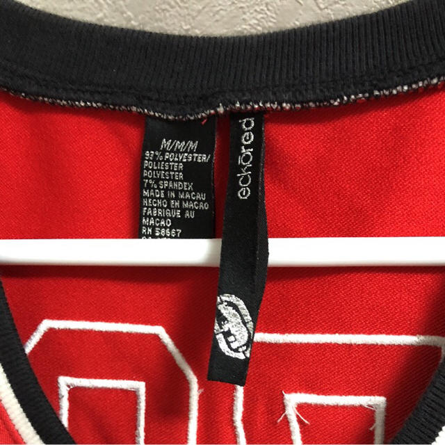 チアガール風⭐︎ECKO RED ワンピース Mサイズ レディースのワンピース(ミニワンピース)の商品写真