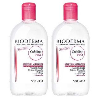 ビオデルマ(BIODERMA)のビオデルマ 500ml 2本 クレアリヌ サンビシオ H2O クレンジング(クレンジング/メイク落とし)