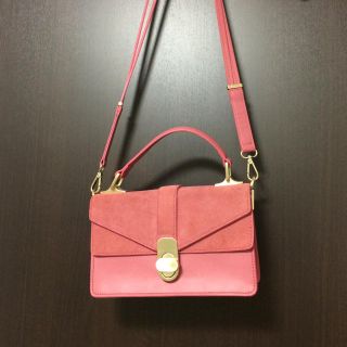 ザラ(ZARA)のZARAショルダーバッグ ピンク ゴールド(ショルダーバッグ)