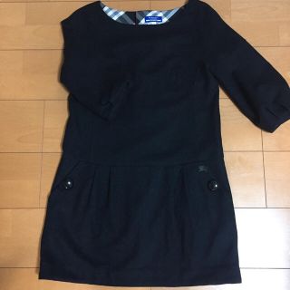 バーバリーブルーレーベル(BURBERRY BLUE LABEL)のBurberry blue label ウール カシミヤ ワンピース(ミニワンピース)